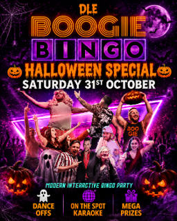 Boogie Bingo – The Ultimate Interactive Bingo Party Show- Halloween Special!